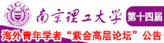 美女日BB南京理工大学第十四届海外青年学者紫金论坛诚邀海内外英才！